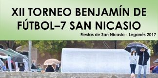 Cartel Torneo benjamín San Nicasio