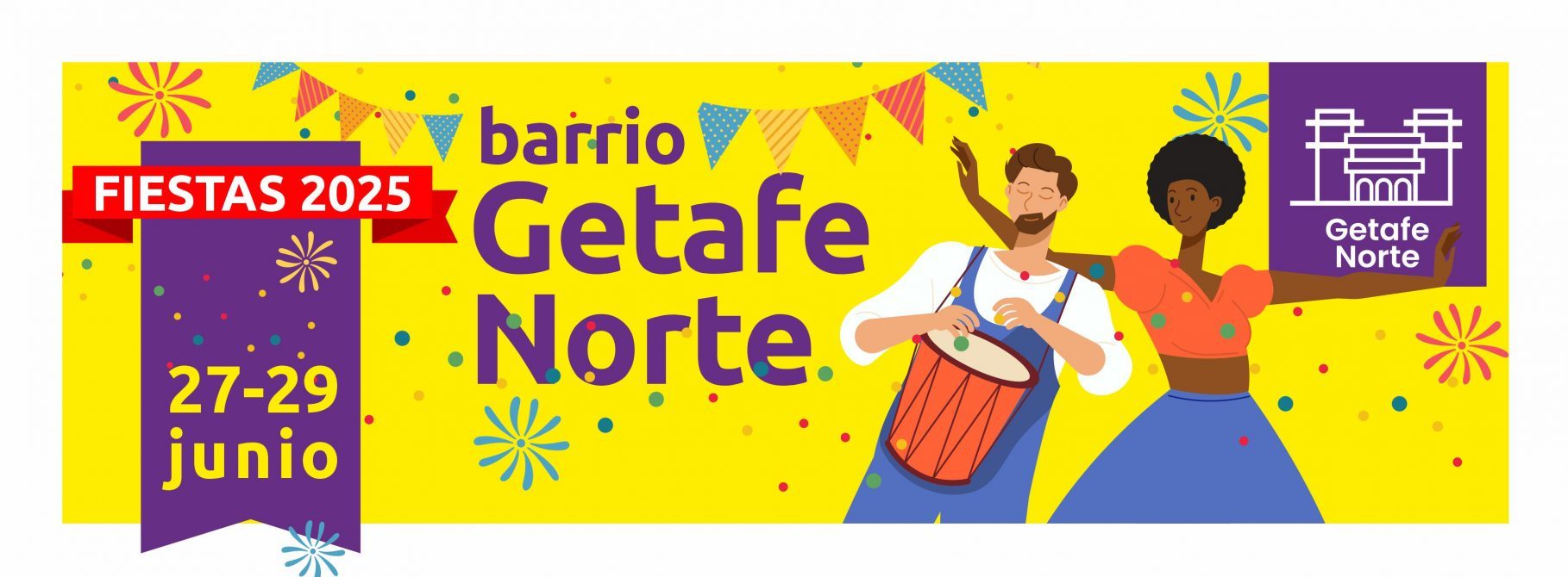 Cartel Fiestas Getafe Norte