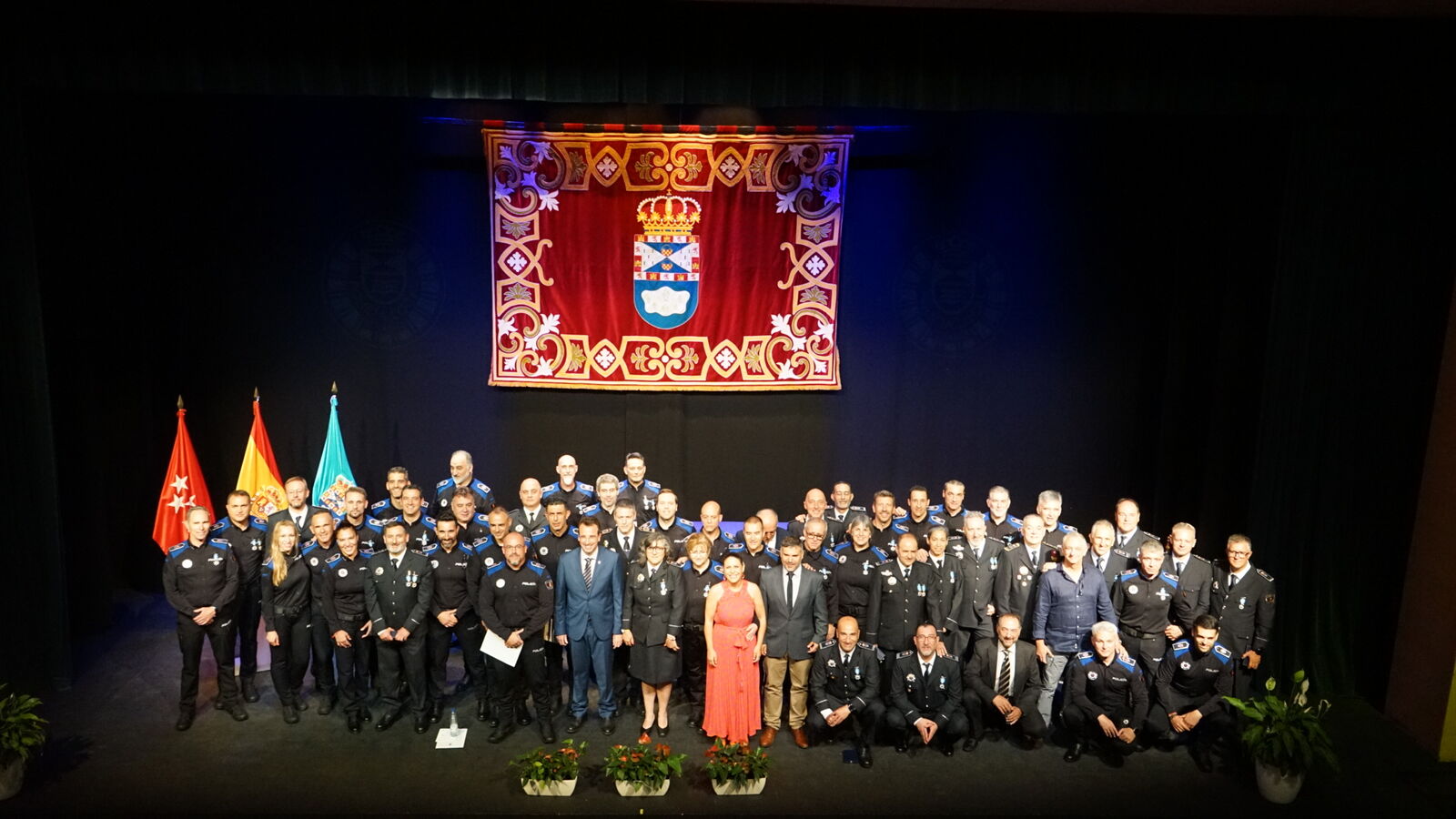 Acto de entrega de medallas en Leganés